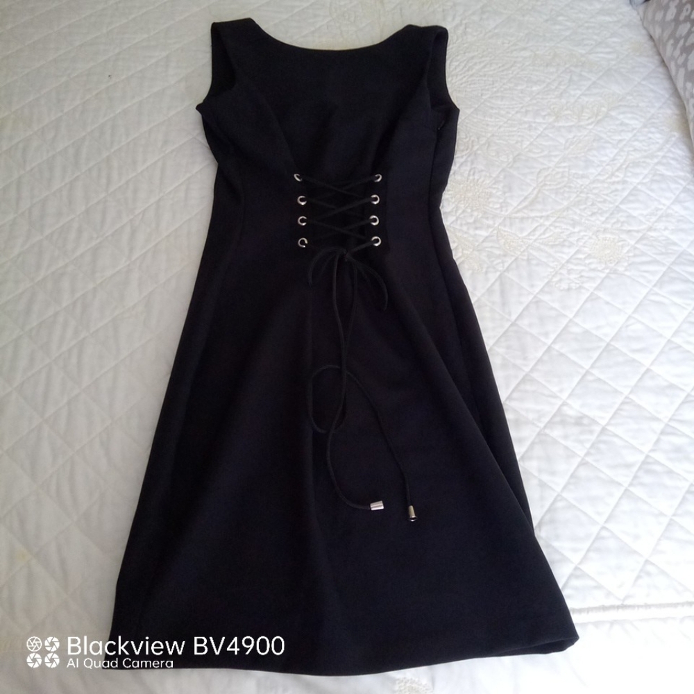 NWT H & M Divided - New stylish black dress. Size 4
